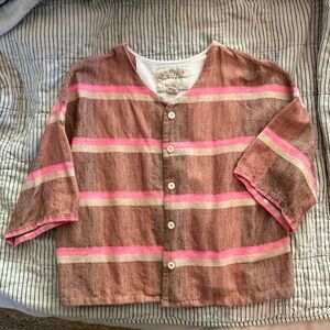 Ace & Jig Wyatt top in beau print